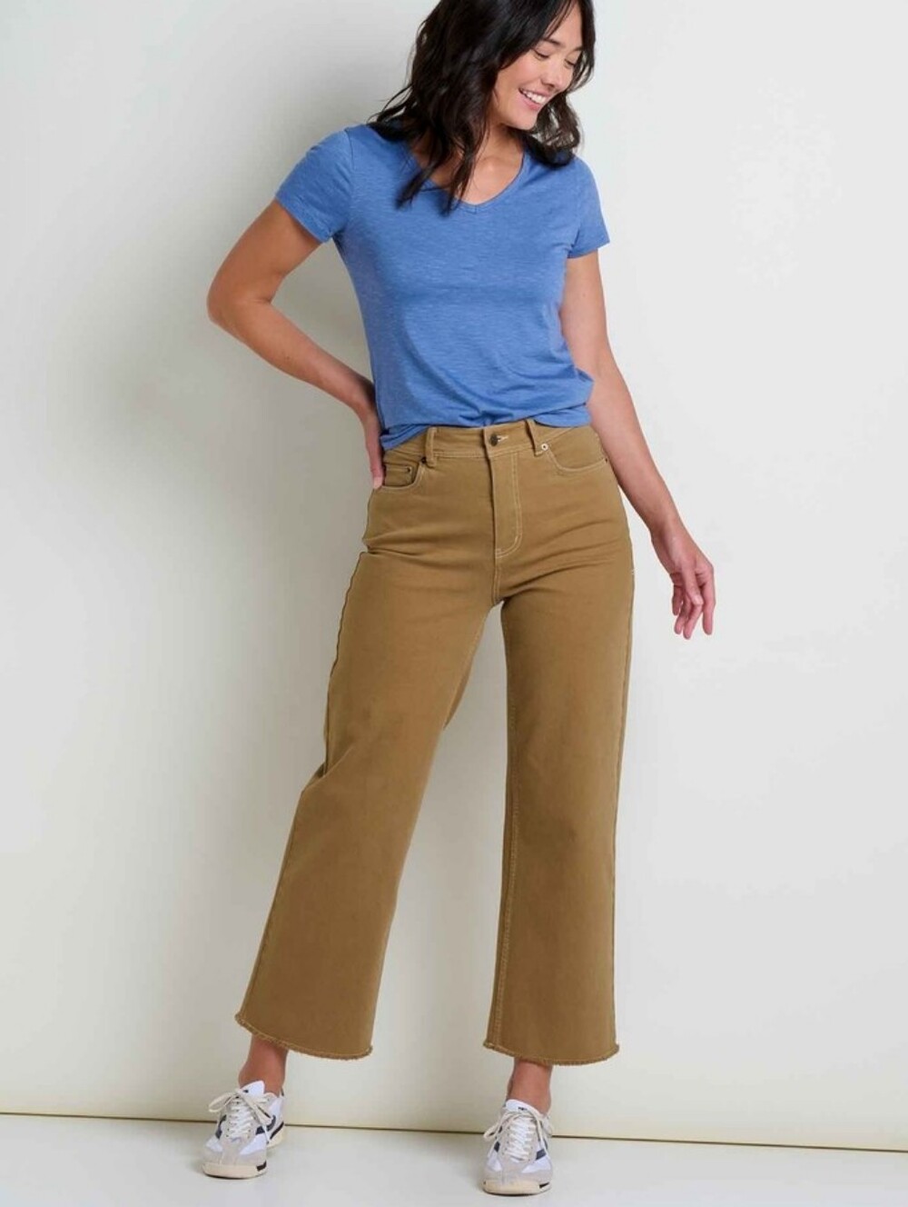 Toad&Co Balsam Cutoff Cropped Jeans In honey Brown